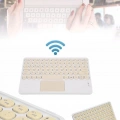 Android Ve İos Uyumlu Bluetooth Klavye Touchpad Slim Kablosuz Wifi Q Klavye