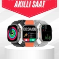 Android ve İOS Uyumlu Uyku ve Sağlık Takibi Yapabilen 3 Kordonlu Akıllı Saat