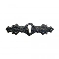 Antika Tarz Dekoratif Pirinç Anahtar Ağızlığı -  28x104mm, Oksit