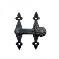 Antika Tarz Dekoratif Pirinç Kapı, Pencere Mandalı - 82x65 Mm, Oksit
