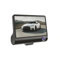 Araç DVR Kamera Çift Lensli 4 İnç Ekranlı G Sensörlü