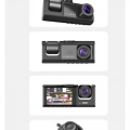 Araç İçi 1080p 3 Kameralı Lcd Ekranlı Gece Görüşlü , G-sensör , Geri Görüş Kamera