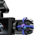 Araç İçi Full Hd Kamera Ön ve Arka Kameralı Ekranlı Araç Kamerası