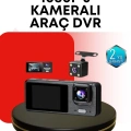 Araç Kamerası 3’lü Sistem | Full HD, Sesli Kayıt ve Park Gözetimi