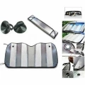 Araç Ön Cam Güneşlik Katlanabilir UV Koruma Ford Focus Renault Megane Skoda Superb Honda Civic