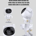 Astronot Projeksiyon Lambası Bluetooth Müzikli ve Uzaktan Kumandalı