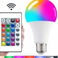 Ayarlanabilir Parlaklık RGB Led Ampul Beyaz Lamba Ve Renkli Ampul