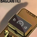 Aynalı Bluetooth Kulaklık Telefon Standlı Dijital Göstergeli