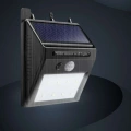 Bahçe Aydınlatma Sensörlü Güneş Enerjili Duvar Lambası 40 Led Işık