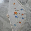 Bambu Çift Taraflı Yelpaze Karışık Renkler 12li Paket