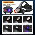 Bedotech Bd-8 13w Tg + Smd Led Alüminyum Alaşımlı Zoomlu Type-c Şarjlı Kafa Feneri