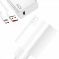 Beyaz Ultra Plus Hızlı Şarj Seti Şarj Adaptörü ve Kablosu 67W