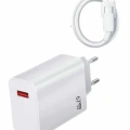 Beyaz Ultra Plus Hızlı Şarj Seti Şarj Adaptörü ve Kablosu 67W