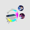 Bluetooth 5.0 Hoparlör – Kablosuz Şarj, RGB Gece Lambası ve FM Radyo