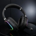 Bluetooth 5.0 Kablosuz Kulak Üstü Kulaklık Mikrofonlu RGB Aydınlatmalı