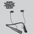 Bluetooth 5.3 Boyun Bantlı Kulaklık – Oyun ve Müzik Modu, SD Kart Desteği