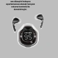 Bluetooth 5.3 Kablosuz Kulaklık 30mm Sürücü LED Ekranlı Mikrofonlu