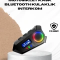 Bluetooth 5.4  İnterkom IP65 Toz ve Su Geçirmez LED Göstergeli