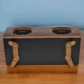 Bluetooth Hoparlör Ahşap Klasik Retro Gramofon Bluetooth Müzik Kutusu