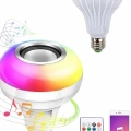 Bluetooth Hoparlör Akıllı Rgb Led Işık Renk Değiştirme Ses Bombası Ampül Görünümlü