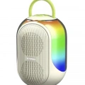 Bluetooth Hoparlör Çift Mikrofonlu Kablosuz Parti Speaker Beyaz