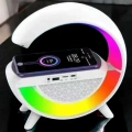 Bluetooth Hoparlör Dijital Göstergeli Wireless Şarj RGB Işıklı
