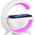 Bluetooth Hoparlör G Şekli Atmosfer Akıllı Rgb Lamba Wireless Kablosuz Şarj