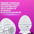 Bluetooth Hoparlör Özellikli 7 Renkli Gece Aydınlatması