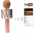 Bluetooth Hoparlör USB AUX SD Kart Kaoroke Mikrofon Uzun Pil Ömrü