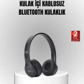 Bluetooth Kablosuz Kulaklık – Extra Bass, TF Kart, Mikrofonlu, Ayarlanabilir Ergonomik Tasarım