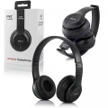 Bluetooth Kablosuz Kulaklık Siyah Wireless 5.0 Kulak Üstü Uzun Pil Ömrü
