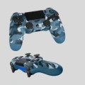 Bluetooth Kablosuz PS4 Gamepad Çift Motorlu Siyah Controller