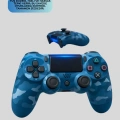 Bluetooth Kablosuz PS4 Gamepad Çift Motorlu Siyah Controller