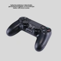 Bluetooth Kablosuz PS4 Gamepad Çift Motorlu Siyah Controller