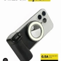 Bluetooth Manyetik Telefon Yapıştırma Kavrama Halka Dolgu Işığı İle Magsafe Selfie Klips