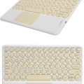 Bluetooth Touchpad Klavye Ultra İnce Taşınabilir Q Klavye