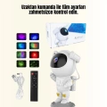 Bluetooth ve Dahili Ses Özellikli Astronot Projeksiyon Lambası