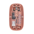 Bluetooth ve USB Destekli Kablosuz Şeffaf Mouse Sessiz Kullanım Yeni Nesil