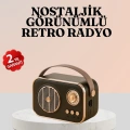 Bluetooth’lu Retro Radyo – FM Destekli Nostaljik Hoparlör