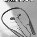 Boyun Bantlı Bluetooth Kulaklık Yüksek Ses Kaliteli 100 Saat Kulaklık