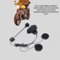 BT22 Kask Bluetooth Kulaklık 5.0 – Suya Dayanıklı, Gürültü Önleyici, Uzun Pil Ömürlü