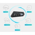 Bt22 Kask Kulaklık Bluetooth Motosiklet Kulaklık 5.0 Bluetooth Interkom Motorsiklet Kulaklık