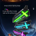 Bt26 Motosiklet Kask Kulaklık Bluetooth Rgb Işıklı 2 Eşleşme Özellikli 1000 Mah Intercom