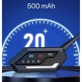 Bt62 Motosiklet Kask Kulaklığı Bluetooth Intercom 2 Intercom Bağlantılı