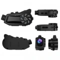 Bt68 Motosiklet Kask Bluetooth Kulaklık 1080p Kamera Ses Kontrolü Video Kayıt Özellikli İntercom