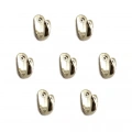 Büyük Tekli Fincan Askı, Dekor Askısı - Nikel, 100 Adet, 12x23x30 Mm