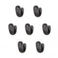 Büyük Tekli Fincan Askı, Dekor Askısı - Siyah, 100 Adet, 12x23x30 Mm