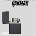 Çakmak Parlak Siyah Doldurulabilir Hedyelik Eşya