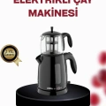 Cam Demlikli 20 Bardak Kapasiteli Elektrikli Çaycı