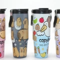 Capybara Desenli Isı Muhafazalı Pipetli Dev Çelik Kupa (tumbler) Alk4431